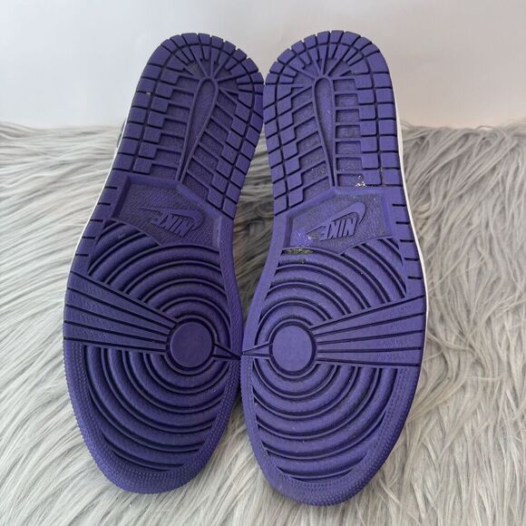 Nike Air Jordan 1 Low Court Purple Size 8.5 - Picture 10 of 16